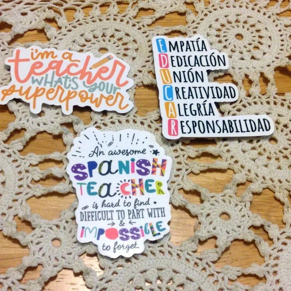 Spanish Teacher / educator stickers